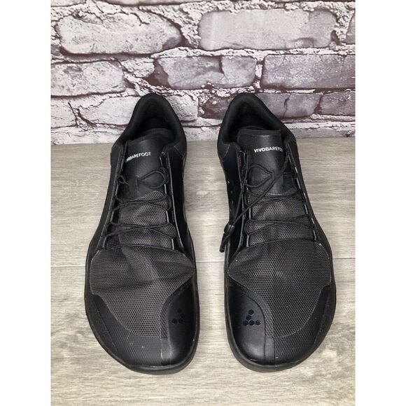Vivobarefoot Primus Trail Firm Ground Black Mesh Running Shoes Men Sz 47EU/13.5M - Picture 8 of 16